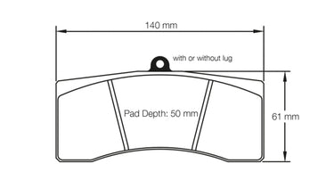 Pagid Racing Brake Pads No. 1896 - Discovery Parts